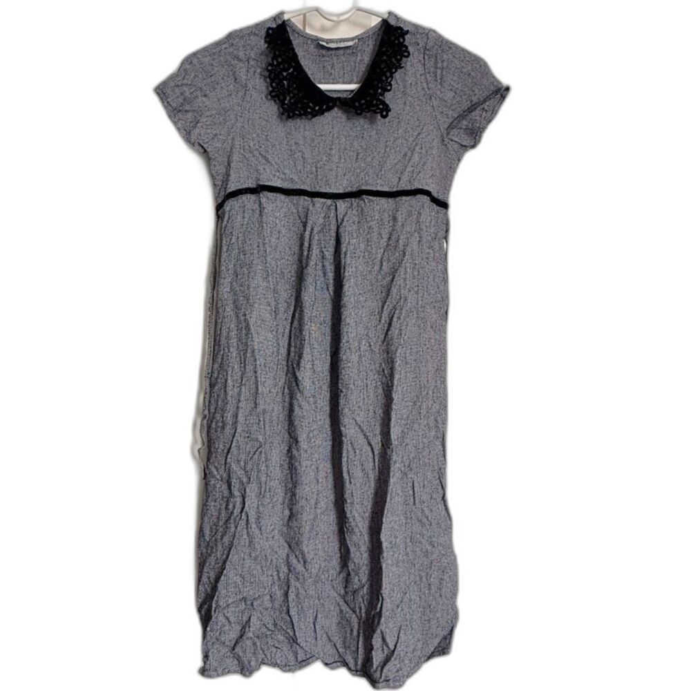 VINTAGE LA Conduct Girls Maxi/Y2K Dress - Black & White - Size 8